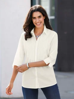 Blusen| Hemdbluse weiß