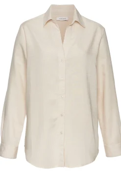 Blusen|LASCANA Hemdbluse natur