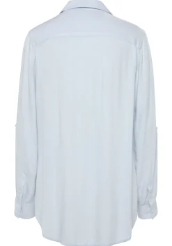 Strandmode|Blusen|Vivance Hemdbluse hellblau