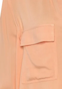 Strandmode|Blusen|Vivance Hemdbluse peach