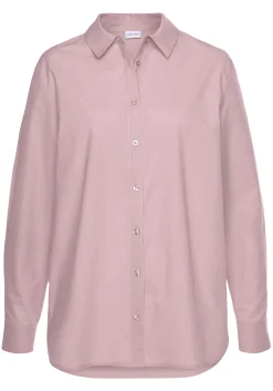 Blusen|LASCANA Hemdbluse mauve