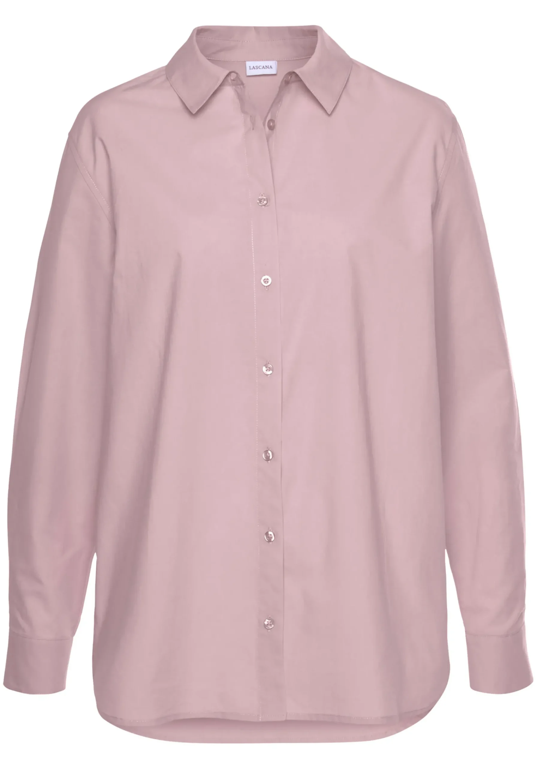 Blusen|LASCANA Hemdbluse mauve