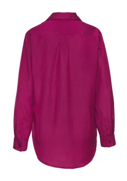 Strandmode|LASCANA Hemdbluse aubergine