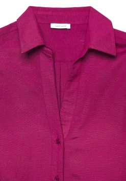 Strandmode|LASCANA Hemdbluse aubergine