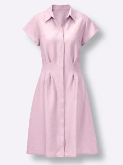 Abendkleider|CREATION L PREMIUM Hemdblusenkleid rosé