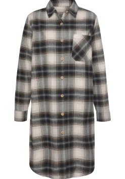 Kleider|Buffalo Hemdblusenkleid braun-kariert