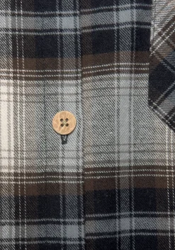 Kleider|Buffalo Hemdblusenkleid braun-kariert