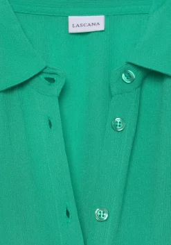 Kleider|LASCANA Hemdblusenkleid apfelgrün