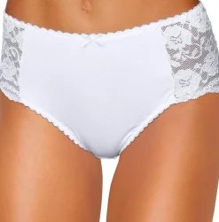 Unterhosen|petite fleur Hüftslip rot,schwarz,weiß
