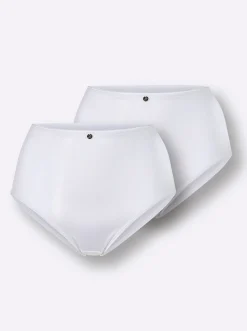 Unterhosen| Hüftslip weiß