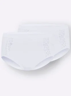 Unterhosen|comazo Hüftslip weiß