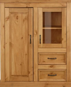 Side- & Highboards|Home affaire Highboard naturgebeizt/gewachst