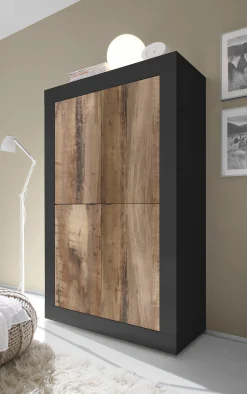 Side- & Highboards|INOSIGN Highboard schwarzmatt/pero