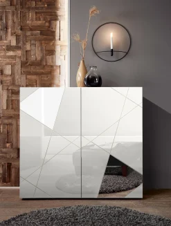 Side- & Highboards|INOSIGN Highboard weisshochglanzlack