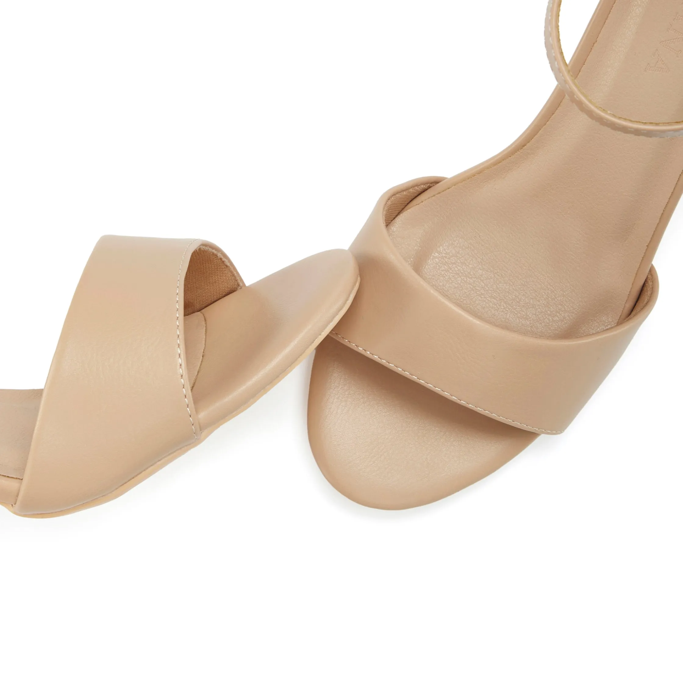 Sandalen & Sandaletten|LASCANA High-Heel-Sandalette beige