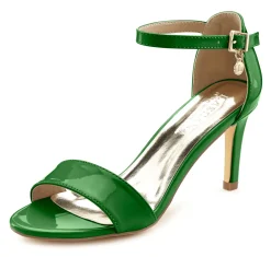 Sandalen & Sandaletten|LASCANA High-Heel-Sandalette grün