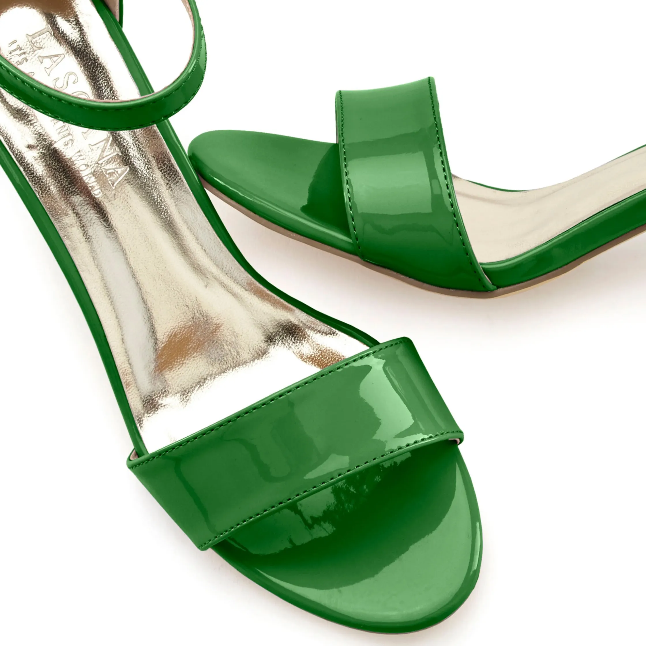 Sandalen & Sandaletten|LASCANA High-Heel-Sandalette grün