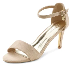 Sandalen & Sandaletten|LASCANA High-Heel-Sandalette beige