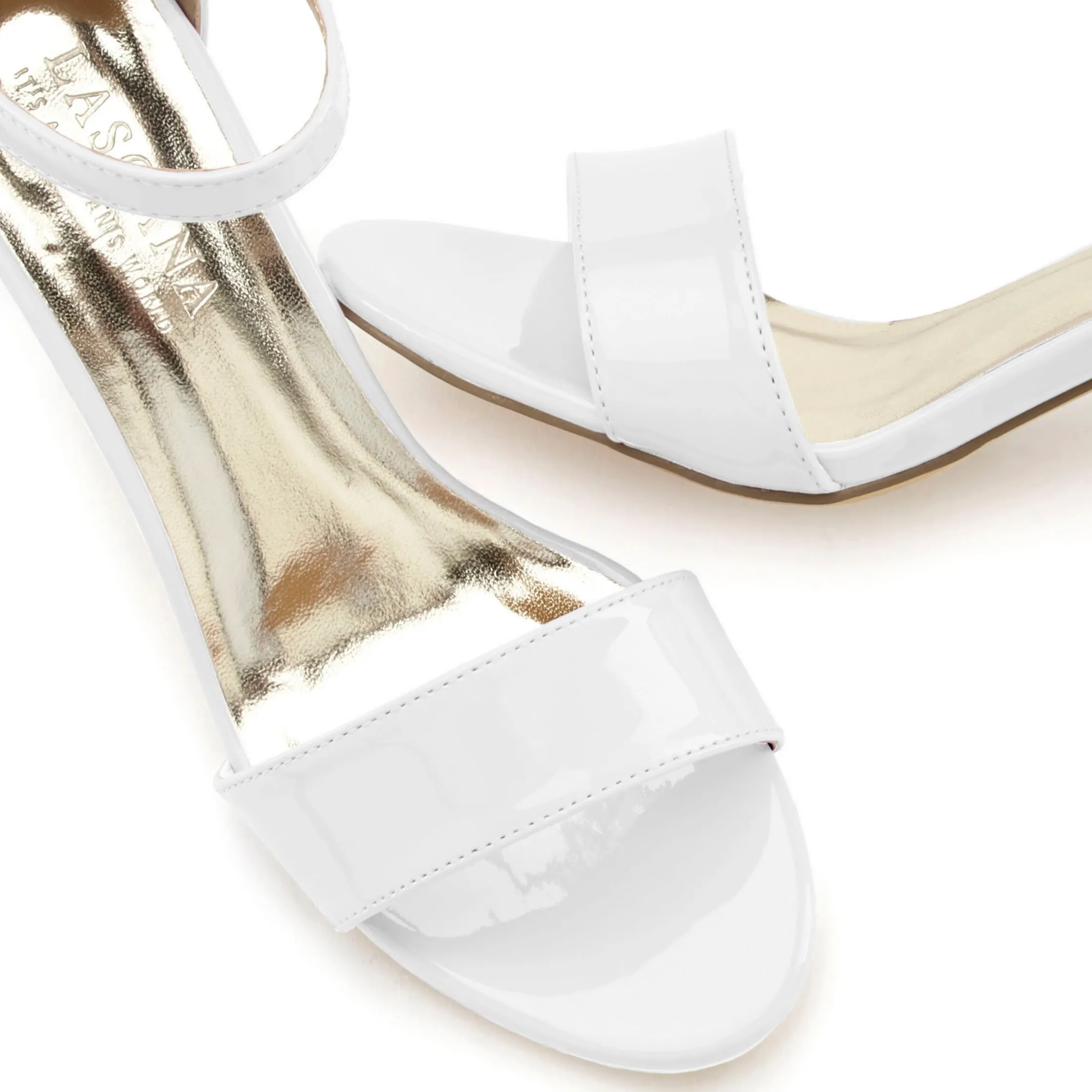 Sandalen & Sandaletten|LASCANA High-Heel-Sandalette weiß