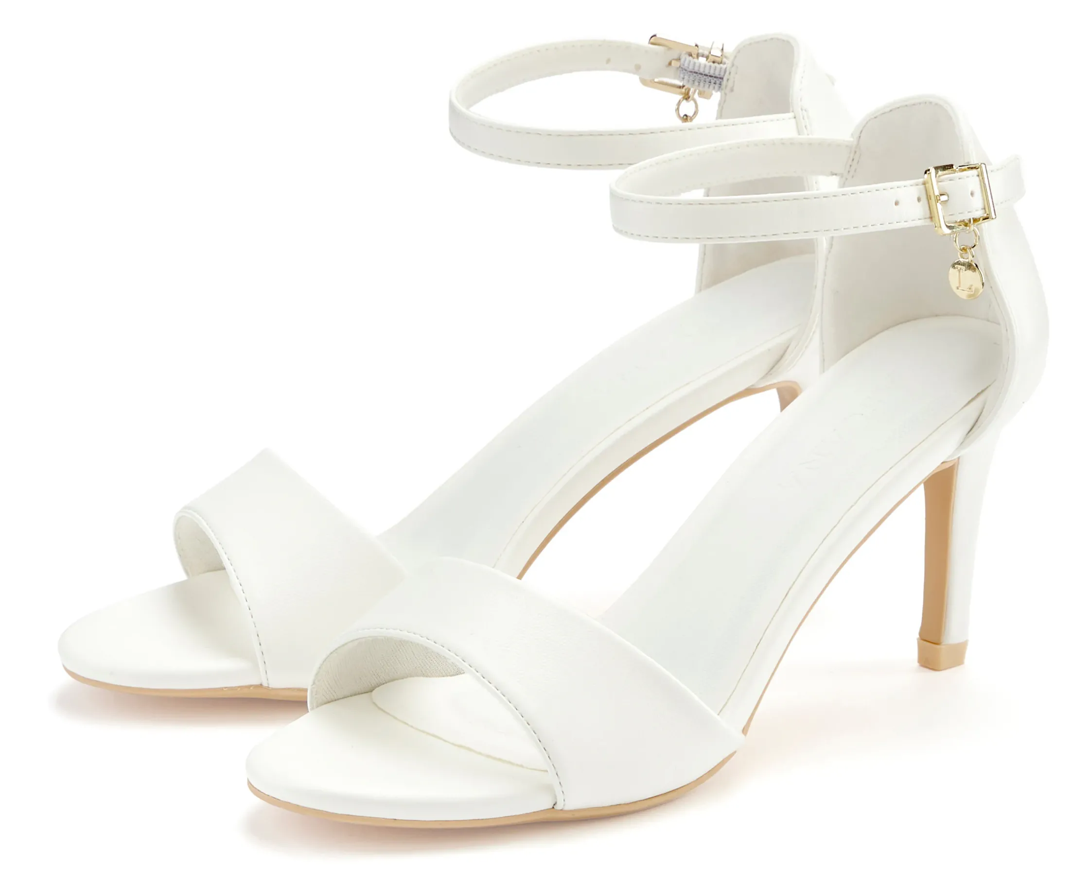 Sandalen & Sandaletten|LASCANA High-Heel-Sandalette weiß