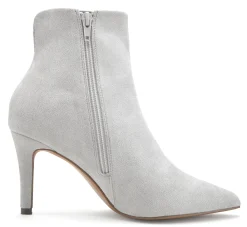 Stiefeletten|Stiefel|LASCANA High-Heel-Stiefelette hellgrau