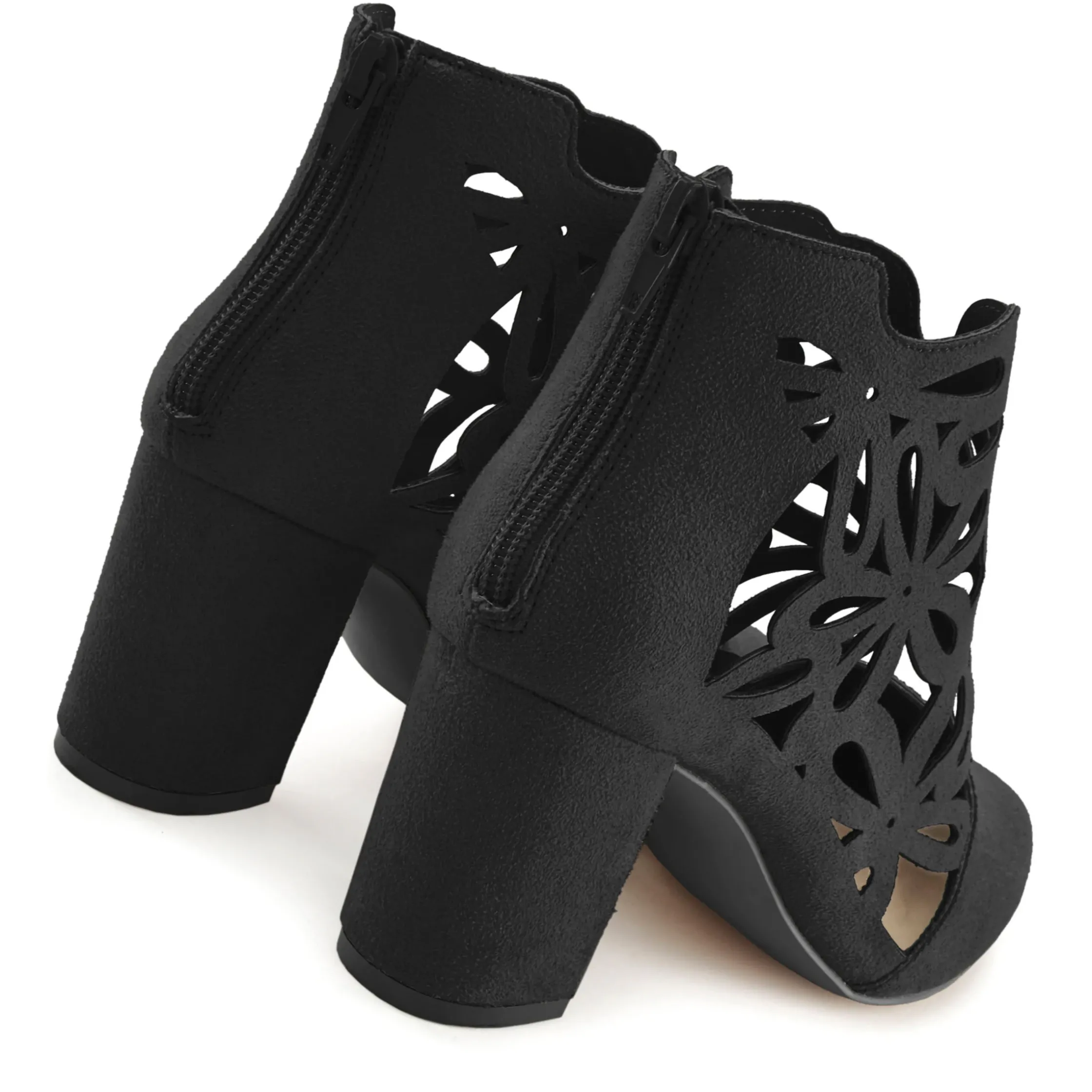 Stiefeletten|Stiefel|LASCANA High-Heel-Stiefelette schwarz