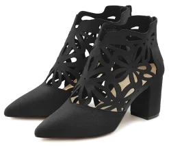 Stiefeletten|Stiefel|LASCANA High-Heel-Stiefelette schwarz
