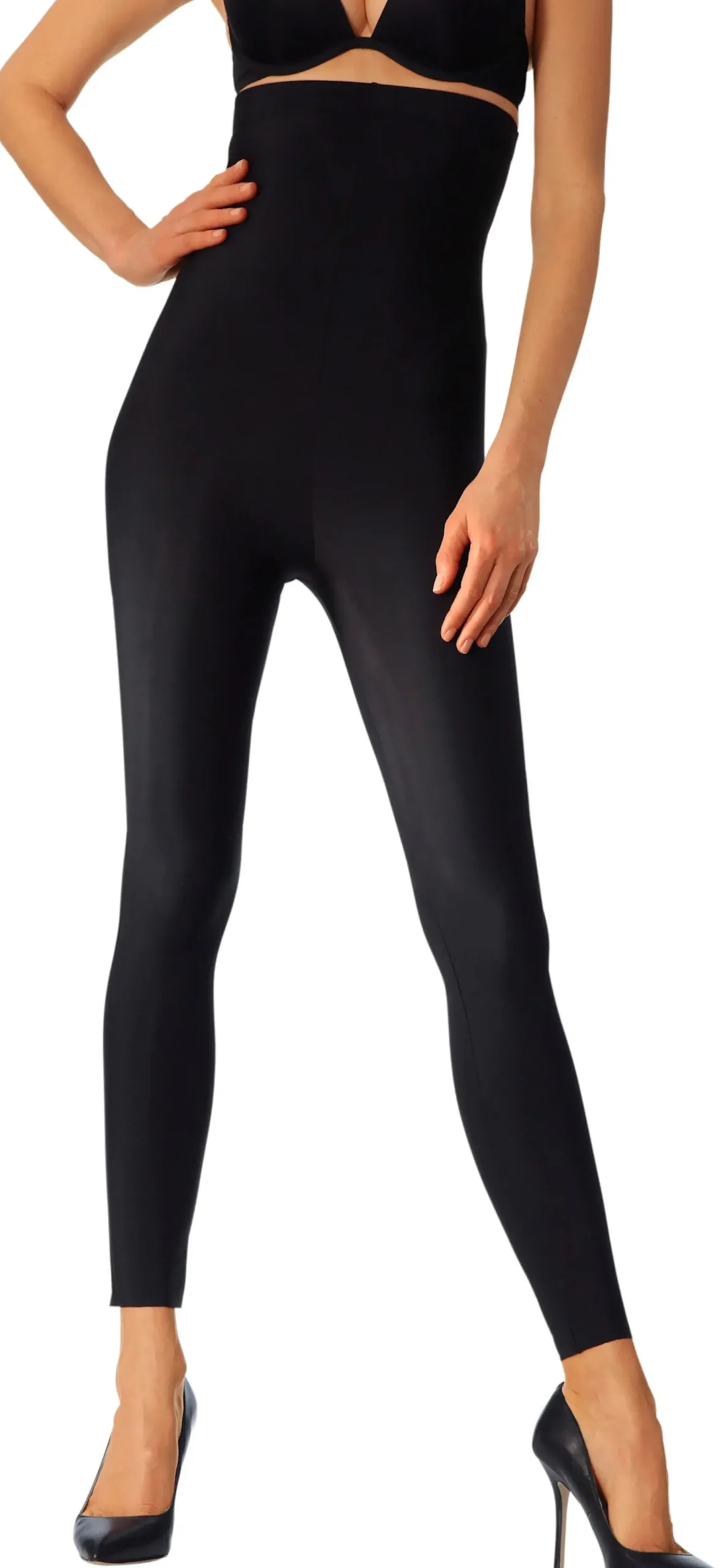 Strandmode|LASCANA Highwaist Leggings schwarz