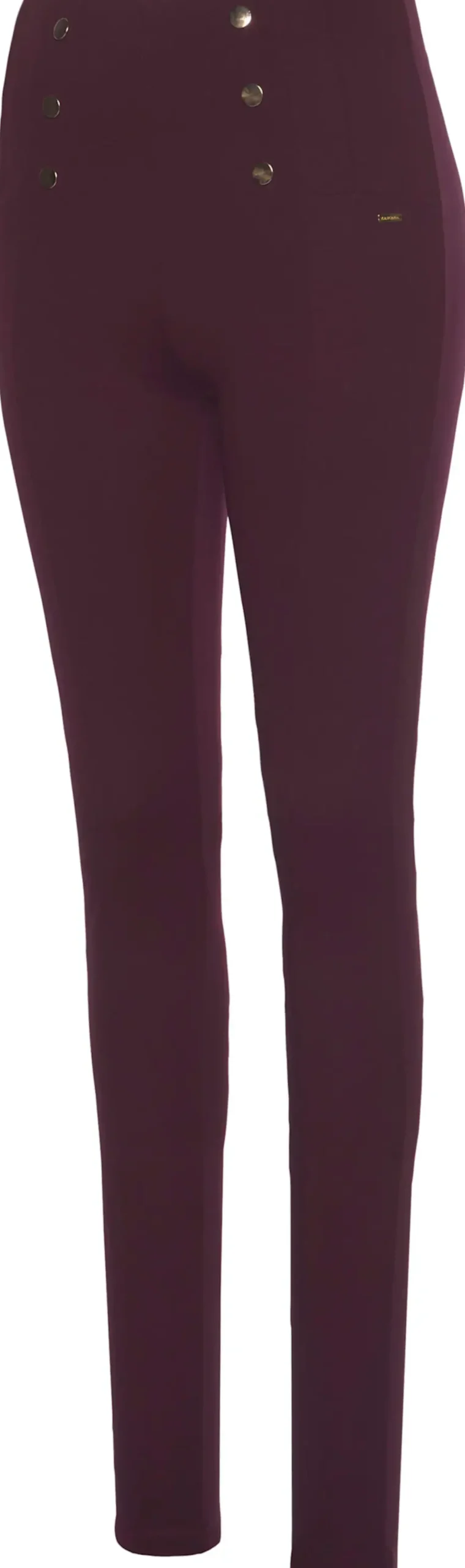 Hosen|LASCANA Highwaist Leggings weinrot