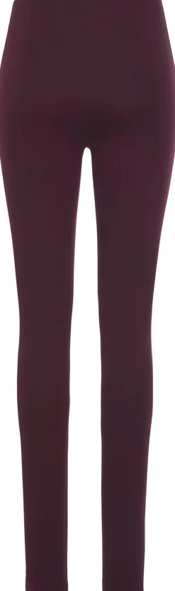 Hosen|LASCANA Highwaist Leggings weinrot