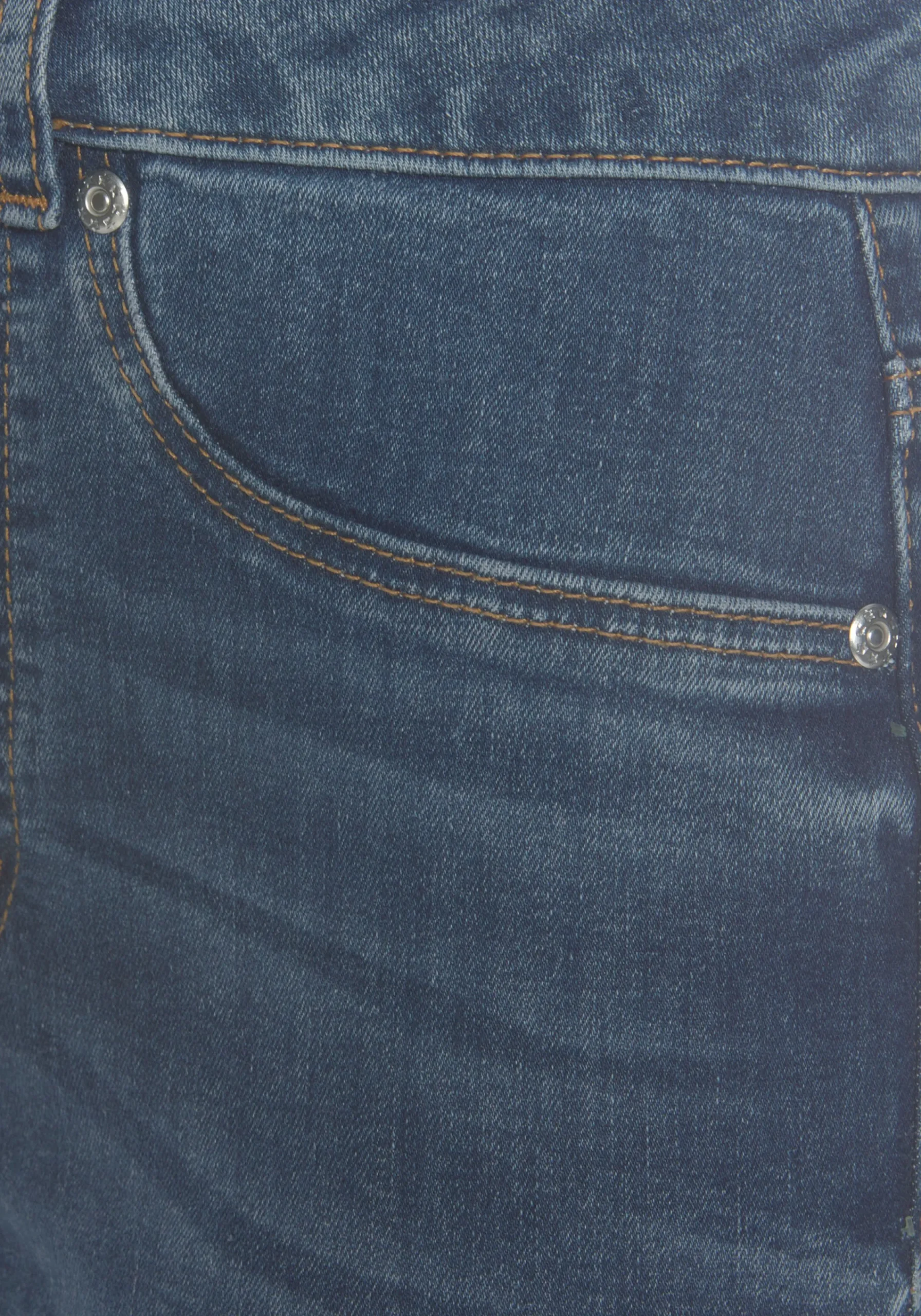 Strandmode|Jeans|LASCANA High-waist-Jeans blue-washed