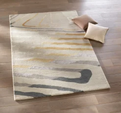 Teppiche|heine home Hochflorteppich beige-grau