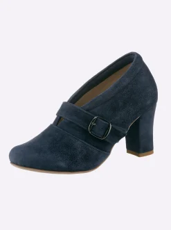 Pumps|Andrea Conti Hochfrontpumps blau