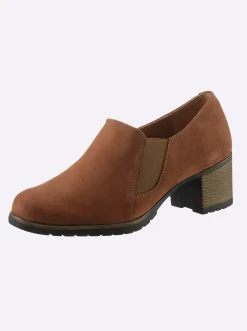 Pumps|heine Hochfrontpumps cognac
