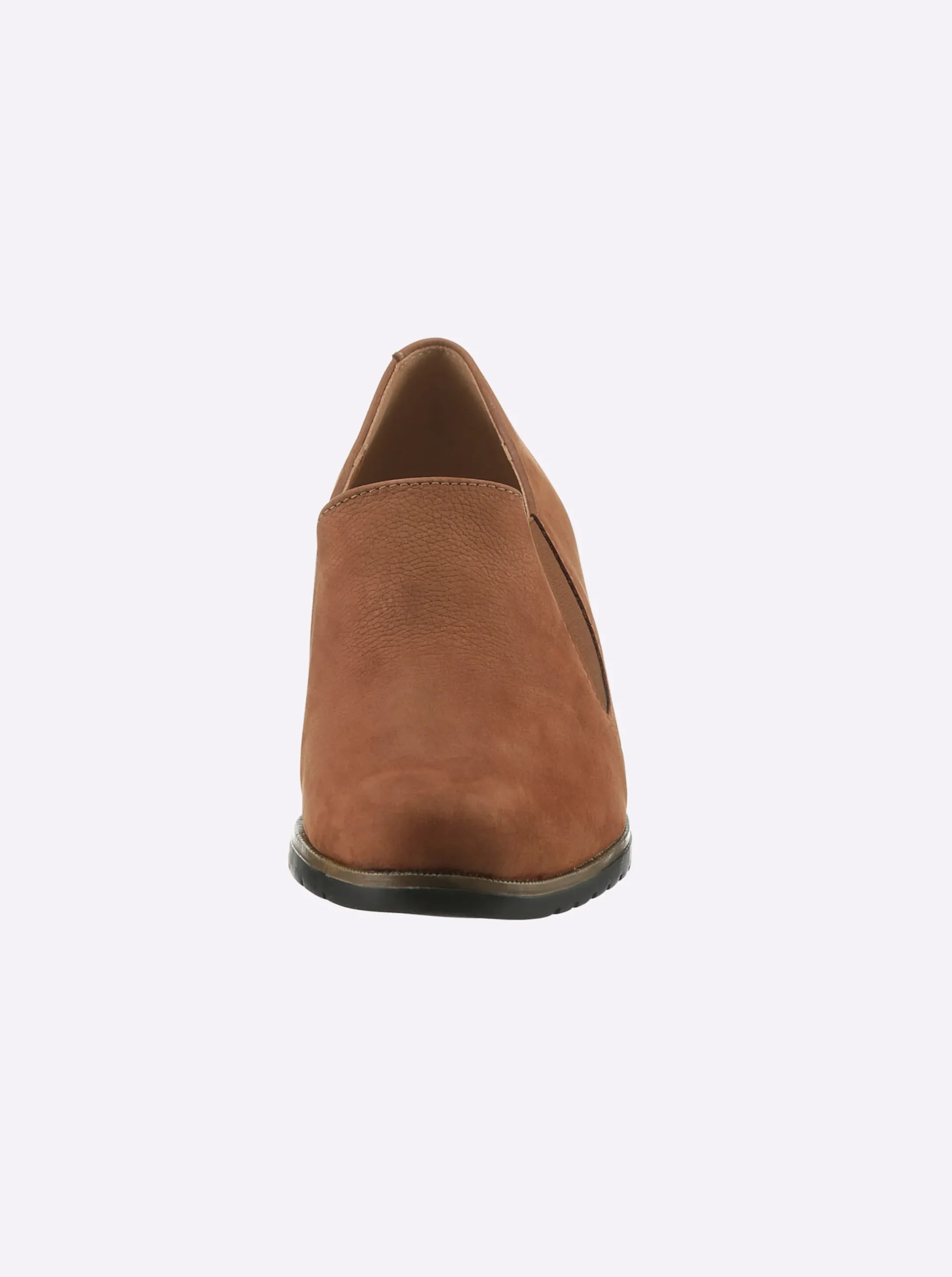 Pumps|heine Hochfrontpumps cognac