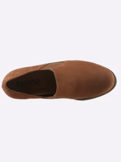 Pumps|heine Hochfrontpumps cognac
