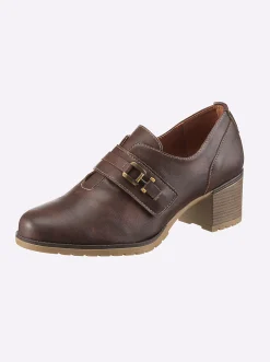 Pumps|heine Hochfrontpumps braun