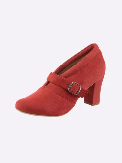 Pumps|Andrea Conti Hochfrontpumps rot