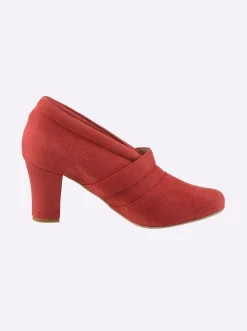 Pumps|Andrea Conti Hochfrontpumps rot