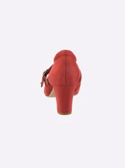 Pumps|Andrea Conti Hochfrontpumps rot