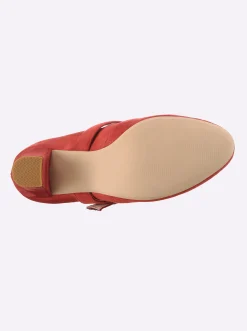 Pumps|Andrea Conti Hochfrontpumps rot