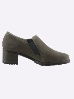 Pumps|heine Hochfrontpumps oliv