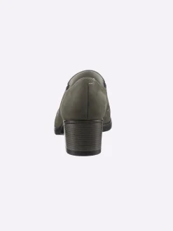 Pumps|heine Hochfrontpumps oliv
