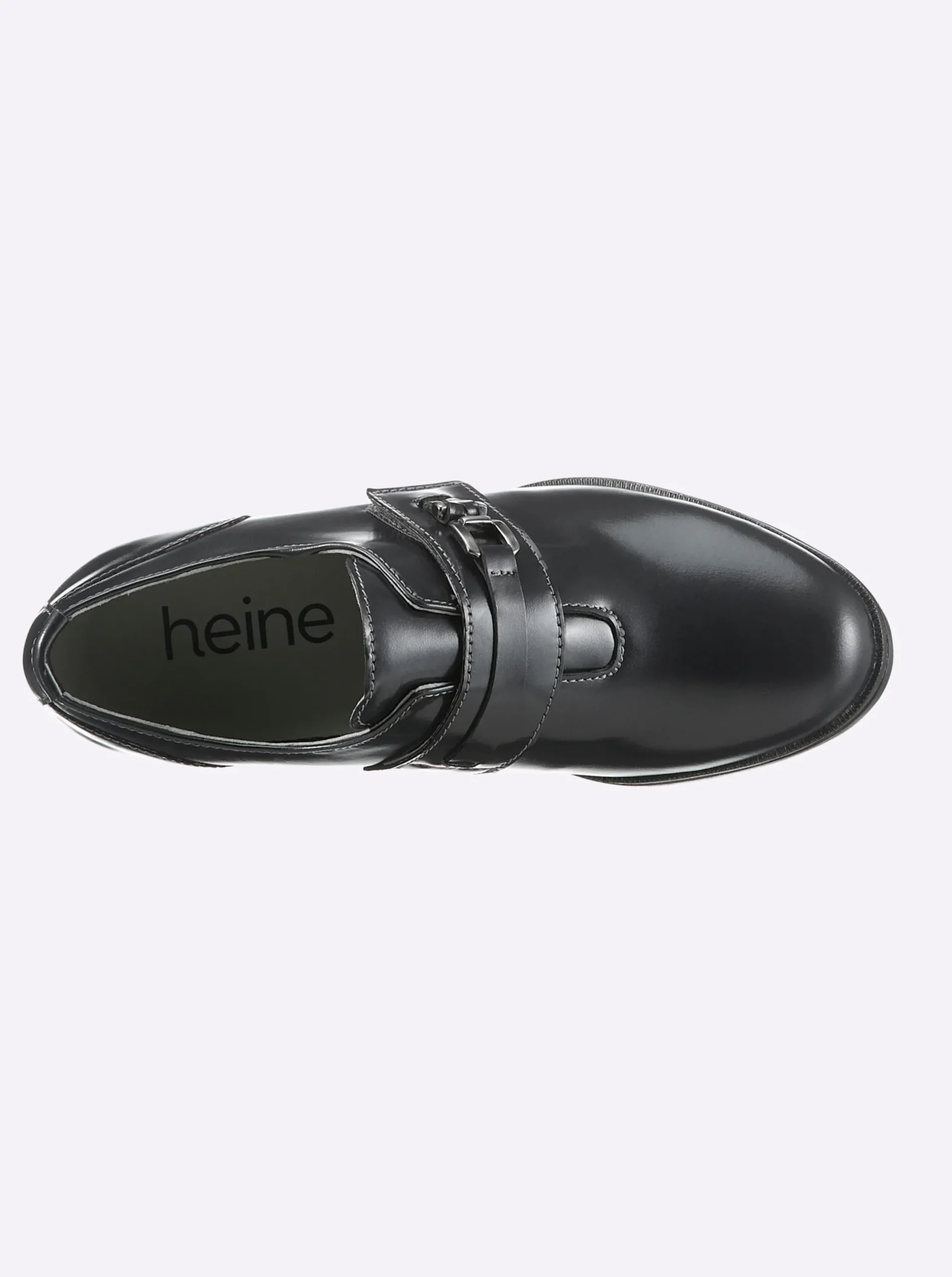Pumps|heine Hochfrontpumps grau-metallic