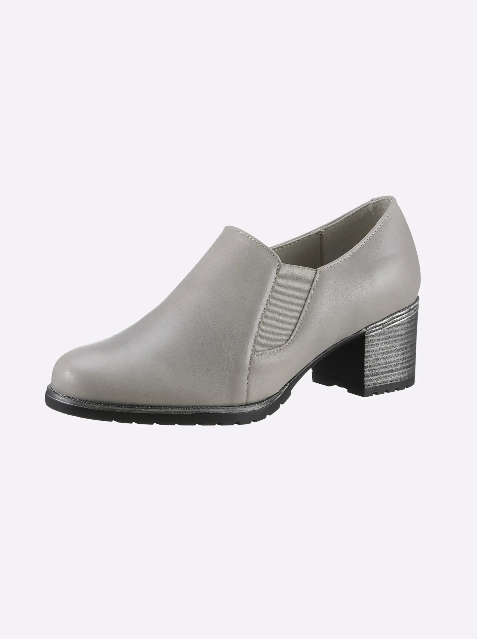 Pumps|heine Hochfrontpumps grau