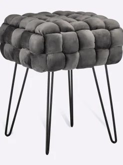 Bänke & Hocker| Hocker grau