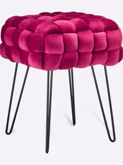 Bänke & Hocker| Hocker bordeaux
