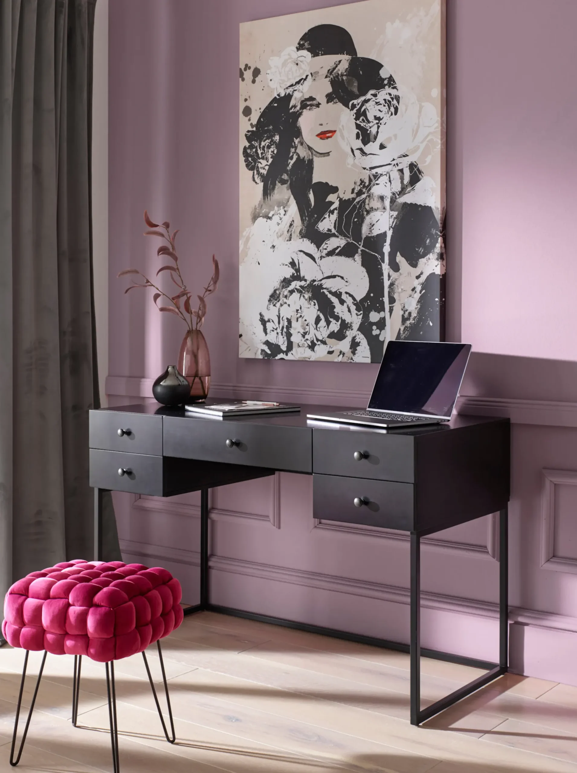 Bänke & Hocker| Hocker bordeaux