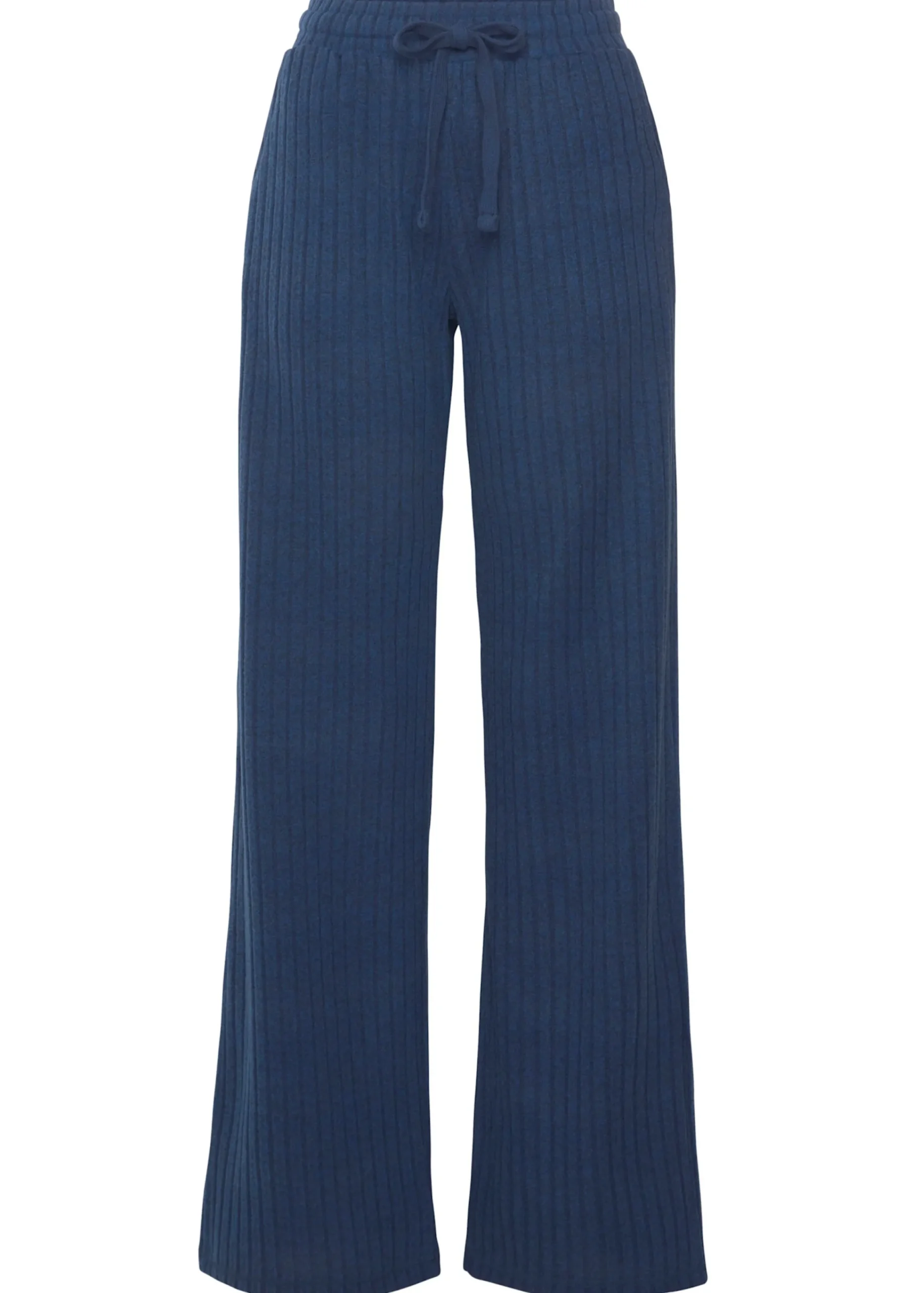 Homewear|LASCANA Homewearhose blau-meliert