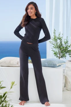 Homewear| Homewearhose schwarz
